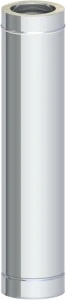 DW komínový díl - trubka 1m - DN 150 mm