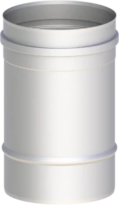 komínový díl - trubka 0,25m - DN 150mm (síla plechu 0,6mm)